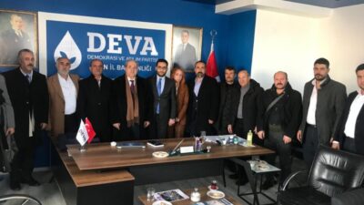 Yeniden Refah Partisi Van İl Başkanlığı heyeti Deva Partisi Van