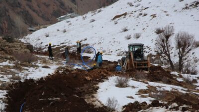 Van’ın Çatak ilçesinin Sözveren köyü Taşaltımezrasını ilk kez içme suyuna