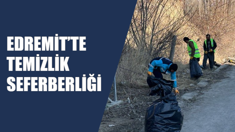 Edremit Belediyesi, bahar aylarıyla beraber