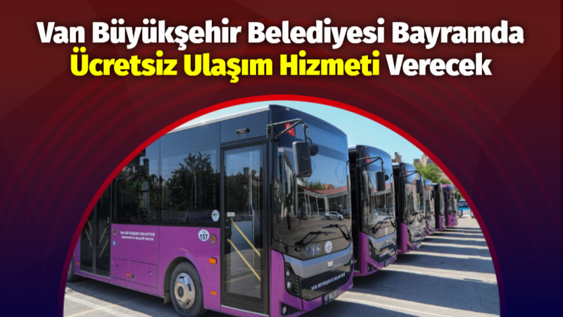 Van Büyükşehir Belediyesi’ne ait toplu