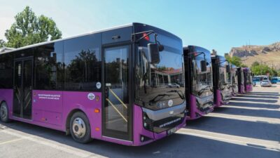 Van Büyükşehir Belediyesi’ne ait toplu taşıma araçları, Ramazan Bayramı süresince